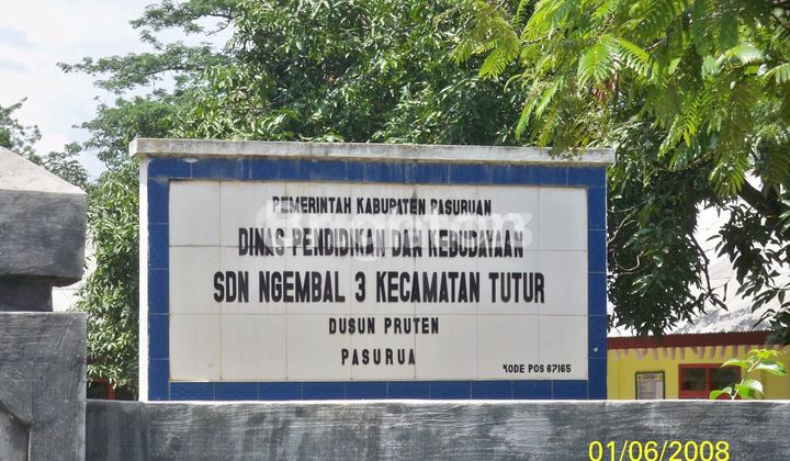 FOR RENT: LAND ZERO ON MAIN ROAD IN NONGKOJAJAR, TUTUR, PASURUAN