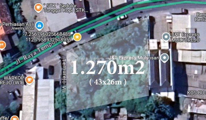 Hot. Tanah Strategis Tempurejo Cocok Segala.bisnis Usaha Spbu. Logistik. Bengkel. Ruko.dll