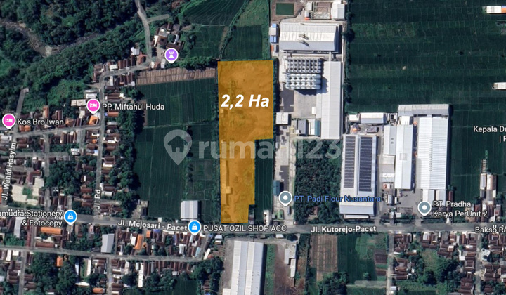 For Sale Land Zero Mojosari Road towards Pacet Mojokerto