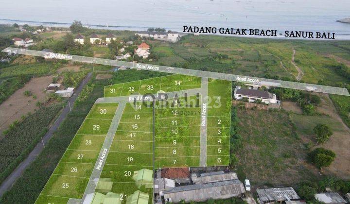 Land for Rent in Padang Galak Beach, Sanur Bali 1