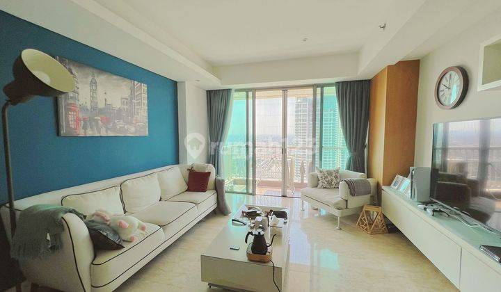 Jual Cepat. Apartemen St. Moritz Siap Huni, Fully Furnished, Puri Indah, Jakarta Barat.  1