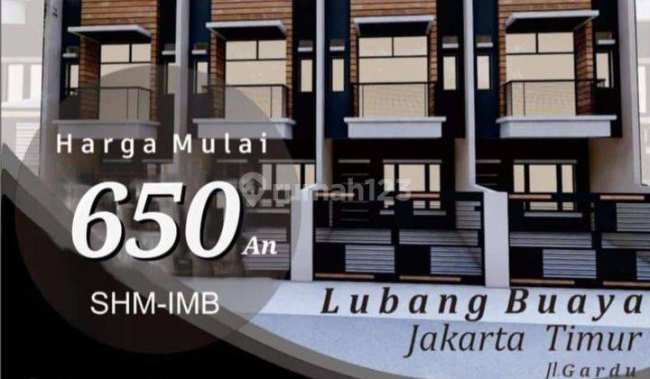 Rumah Murah 2 Lantai Masuk Mobil Lubang Buaya Jaktim 1