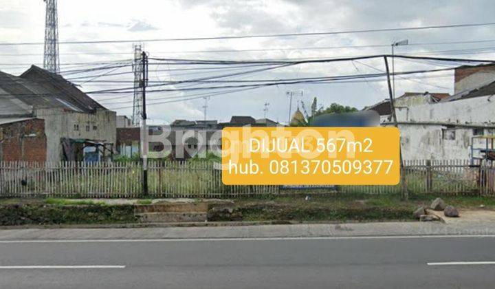 Tanah 567m2 di poros Jl Dr Cipto Lawang 2