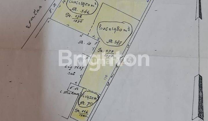 Tanah 4.380m2 di 0 Poros Jalan Lawang-Malang 1