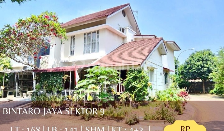 Hook House Bintaro Jaya Sector 9 Large Land
