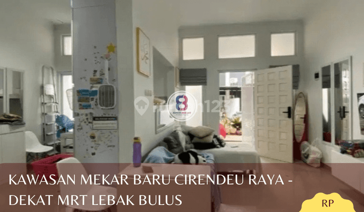 Rumah Cantik Dikawasan Mekar Baru Cirendeu Raya Dekat Mrt Lebak Bulus 1