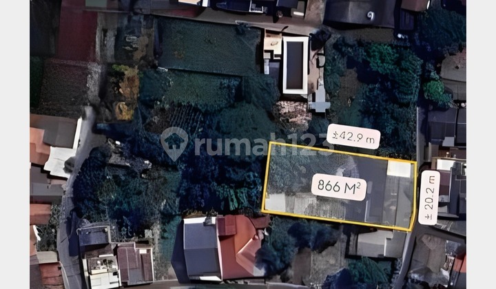 Tanah 866 m2 Bebas Banjir Murah Dibawah Pasaran Dekat UPJ Bintaro