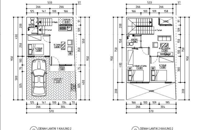 3 Unit Rumah SHM 2 Lantai Murah dalam Komplek Cilangkap 2