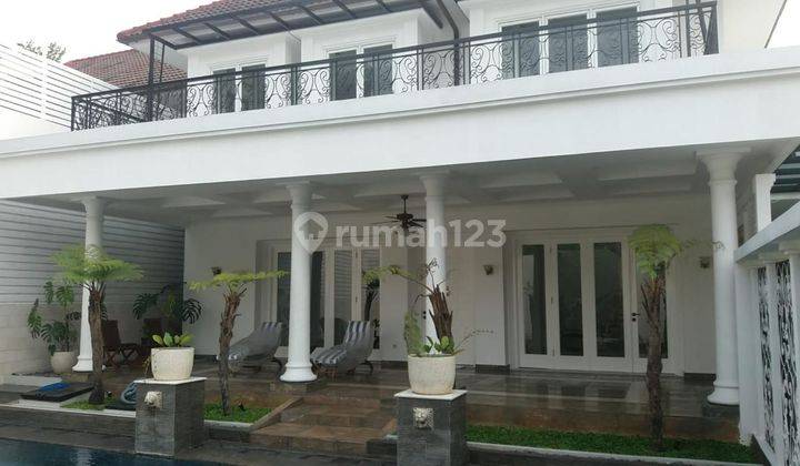 Rumah Mewah Baru Furnished Dengan Kolam Renang Di Kemang Utara 1