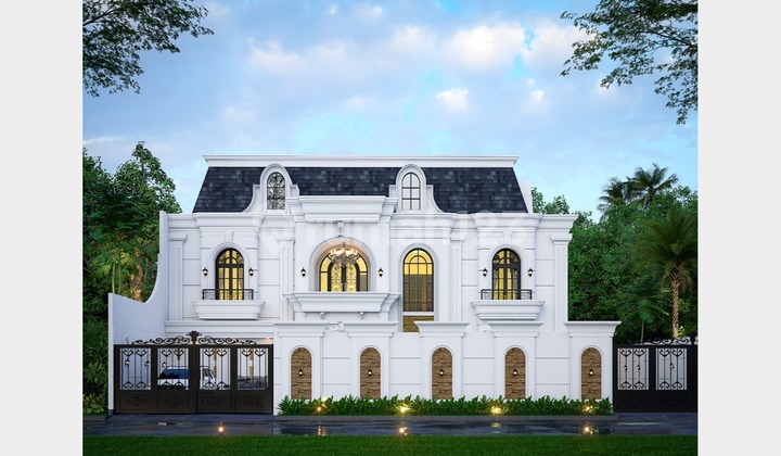 Rumah Mewah American Classic Baru On Progress dengan Kolam Renang 2