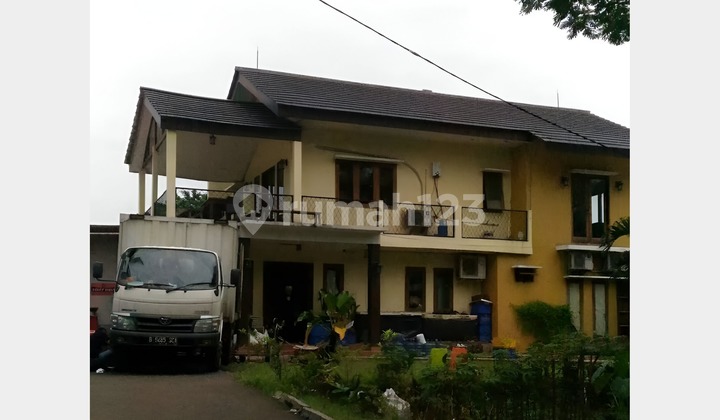 Tanah dan Bangunan Rumah Cinangka Luas 1180 m² Siap Bangun Murah