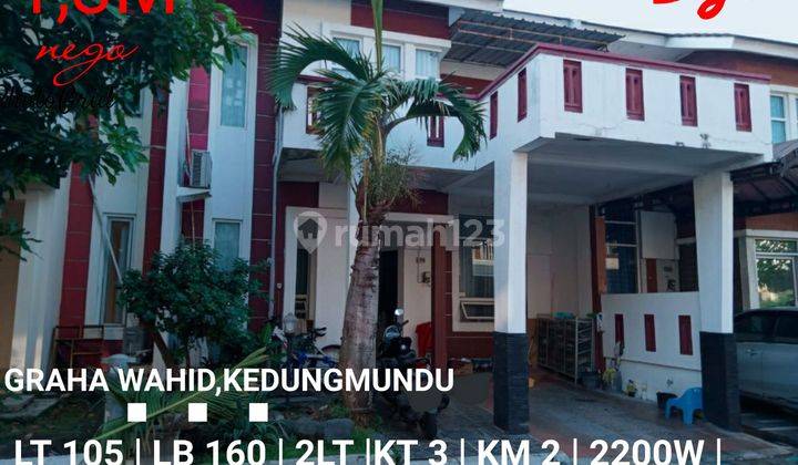 Rumah 2 Lantai Strategis, Tengahkota Cluster Graha Wahid Kedungmundu 1