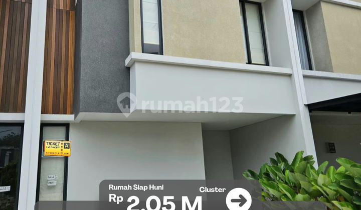 Rumah 2 Lantai Siap Huni di Bintaro Jaya Dekat Kampus Upj Bintaro