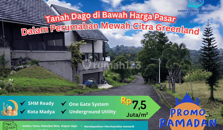 Tanah Dijual di Dago, Bandung – City View, Cluster Eksklusif 1