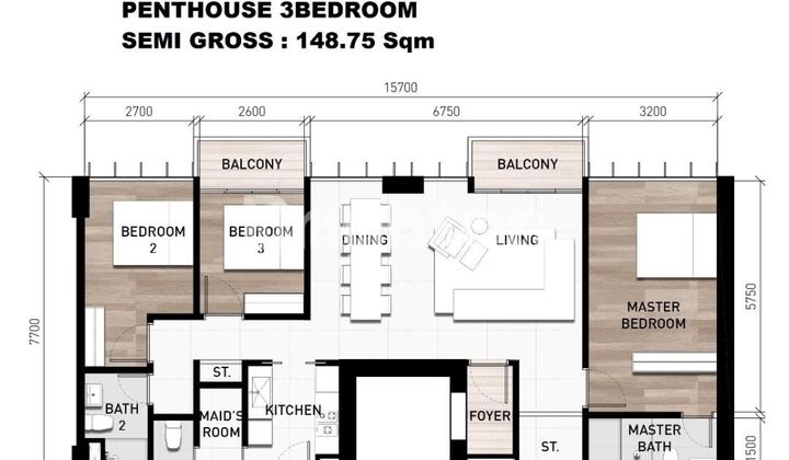 LUXURIOUS PENTHOUSE IN YUKATA ALAM SUTERA  Elegant · Strategic · Modern · Spectacular View from the 38th Floor! 1