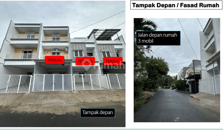 Dijual Rumah Baru Tanjung Duren Siap Huni 4 Lantai 1