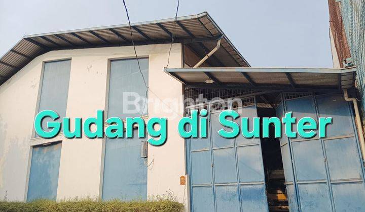 GUDANG LUAS  DENGAN KANTOR DI SUNTER AREA 1