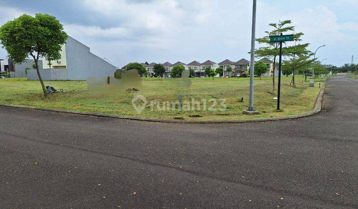 Dijual Kavling Hoek di Cluster Alam Suvarna Sutra 1