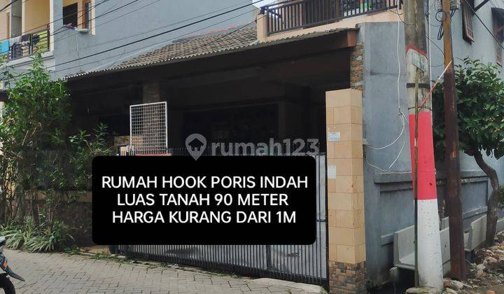 Rumah 1.5 Lt Hook Unfurnished Siap Huni di Poris Indah 1