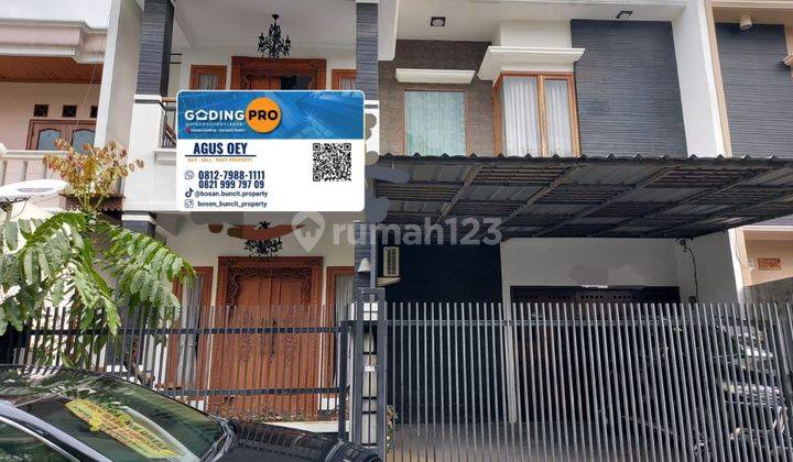 Rumah 2 Lantai Bagus Hook Full Furnish Di Cempaka Putih Lt 181 M,lb 244 M,kt 4+1,KM 5 Row Jalan Lebar Listrik 7700 Watt Bebas Banjir Di Cempaka Putih Jakarta Pusat  1