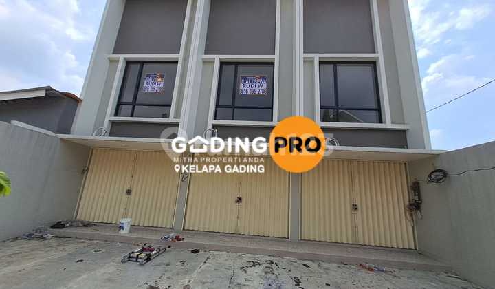 Ruko Baru 2Lt Posisi di Tengah SHM di Jalan H.ten Raya Rawamangun