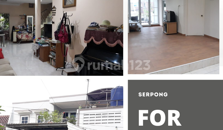 Dijual termurah Rumah 150 mtr jalan utama villa melati mas  2