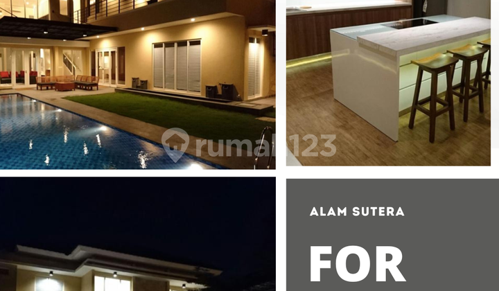 Dijual Rumah Mewah Alam Sutera Renata Private Pool