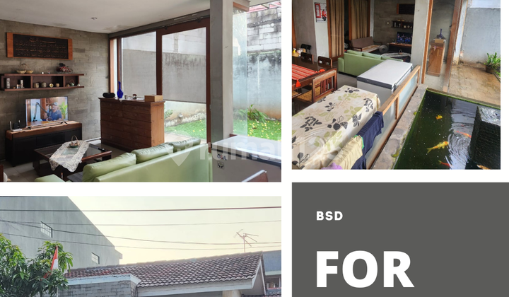 FOR SALE: A serene designed house in Griya Loka BSD South Tangerang, Sector 1.6. FOR SALE: A serene designed house in Griya Loka BSD South Tangerang, Sector 1.6.