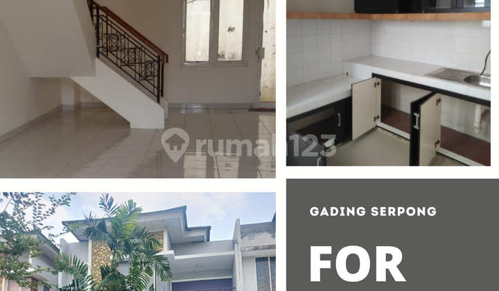 DISEWAKAN / DIJUAL  Cluster Ruby PHG - Gading Serpong