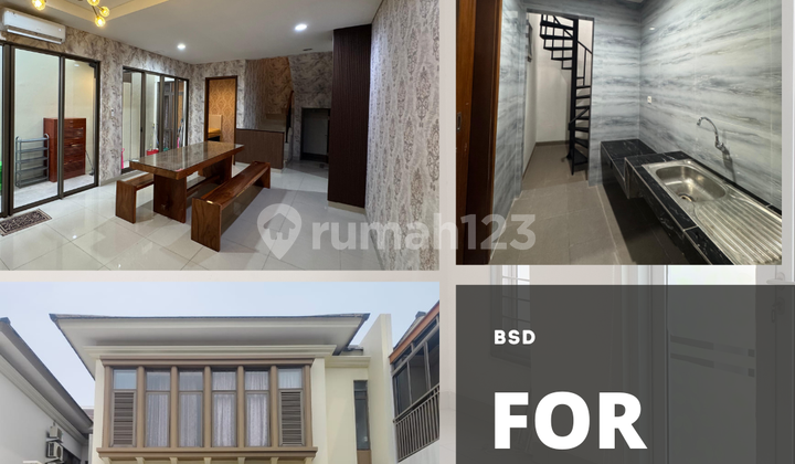 Disewa Rumah Cluster Luxmore Greenwich BSD 