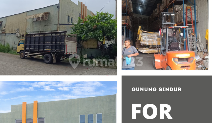 Dijual Gudang Siap Pakai Bizhub Serpong Gunung Sindur
