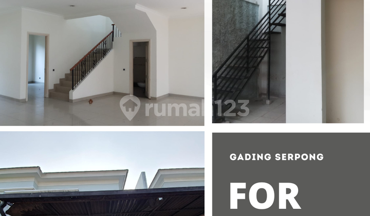 Disewakan Rumah di Cluster aquamarine Pondok Hijau Golf Summarecon Gading Serpong