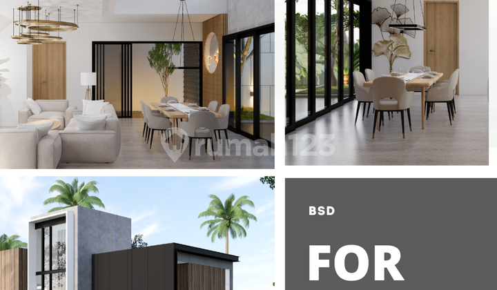 DIJUAL RUMAH MEWAH BANGUNAN MANDIRI DI PUSAT BSD ICON Eternity BSD CITY