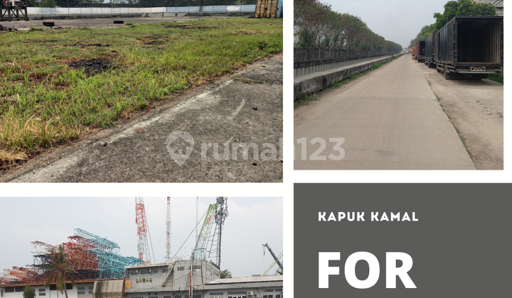 Disewakan Tanah / kavling Hoek untuk pool mobil / alat berat / bangun gudang industri di mustikasari bekasi