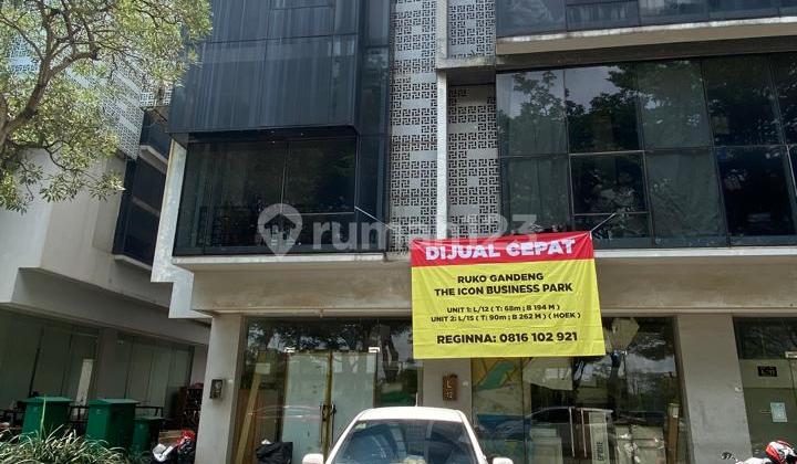 Ruko Icon Business Park Bsd - 2 Unit Gandeng Dekat Univ Atma jaya