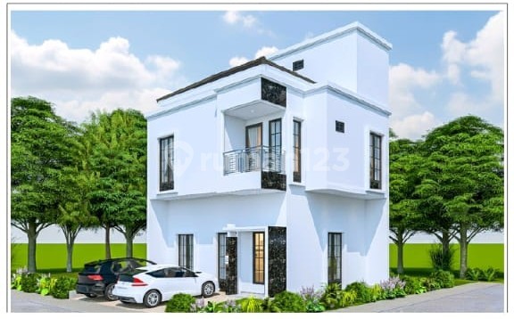 Rumah Baru On Progress Posisi Hook di Kirenia Park, Nusaloka Bsd