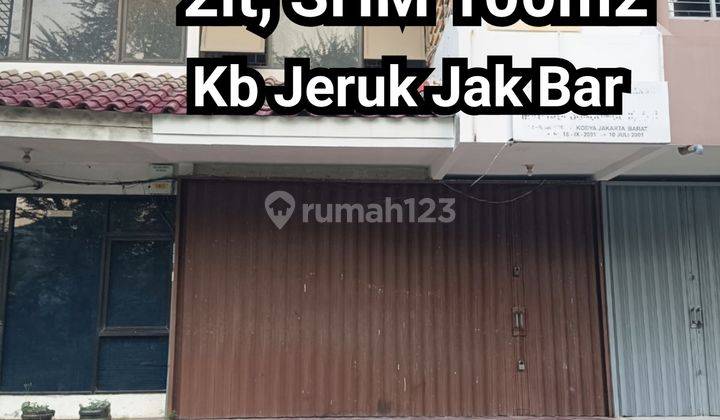 Ruko 2 Lantai Lokasi Dalam Komplek Di Kebon Jeruk Jakarta Barat 1