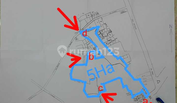 Tanah Kosong Jl. Merdeka Tengah Kota Tangerang- bisa Diperluas Jadi 5Ha