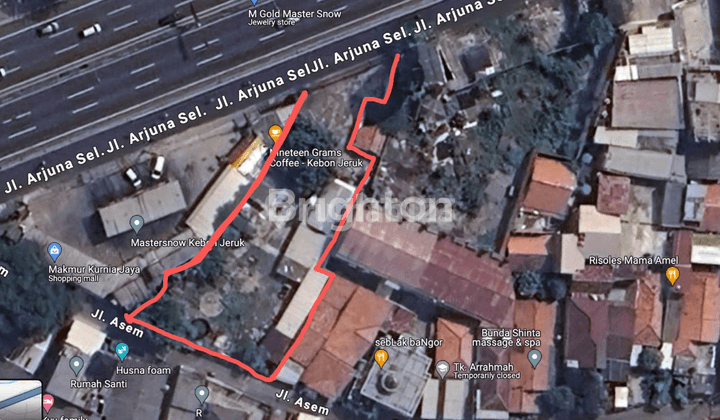 Tanah Kosong Kavling Siap Pakai Lokasi Arjuna Selatan Dekat Tol Kebon Jeruk Jakarta Barat 1