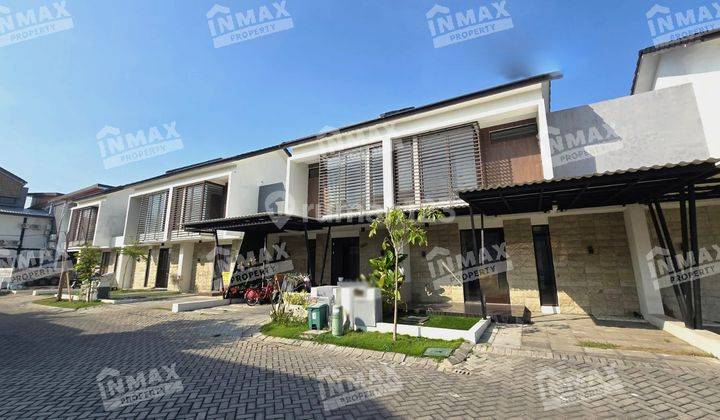 Rumah 2 Lantai Furnished Shojiland Sidoarjo Canopy Depan Belakang 1