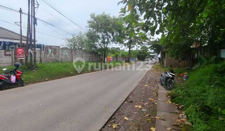 Tanah Murah Lokasi Strategis Pinggir Jalan Raya di Suradita Cisauk Tangerang