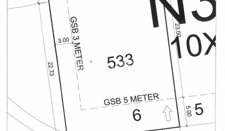 Kavling Hook Murah Siap Bangun Lokasi Strategis Hadap Selatan Barat di Delatinos BSD City