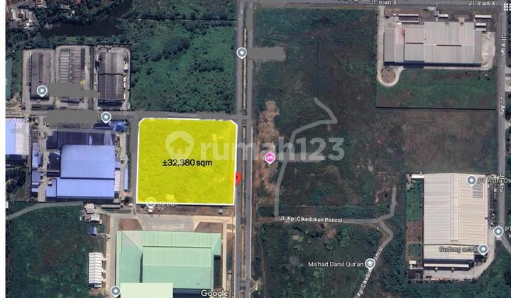 Affordable Industrial Hook/Hoek Land Strategically Located Ready to Build Inside Mm2100 Industrial Area, Bekasi Affordable Industrial Hook/Hoek Land Strategically Located Ready to Build Inside Mm2100 Industrial Area, Bekasi