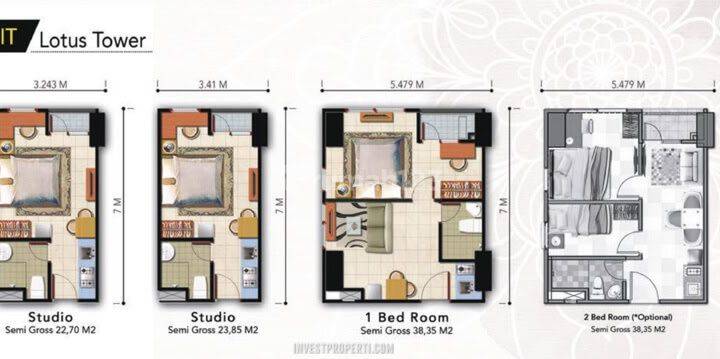 Dijual Apartement B Residence Tower Lotus BSD City Tangerang 2