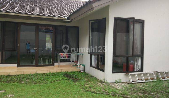 Rumah Villa Melati Mas Open Space Backyard Luas 11