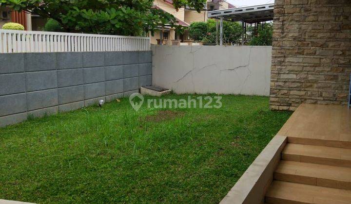 Rumah Villa Melati Mas Open Space Backyard Luas 2