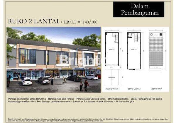 RUKO 3 LANTAI SIAP PAKAI DI BUAH BATU SQUARE HANYA 1 MENIT DARI TOL BUAH BATU SQUARE LIMITED 2