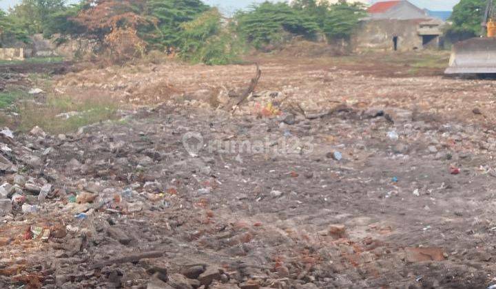 Disewakan Lahan Tanah Nol Jalan Raya Sawotratap, Waru, Sidoarjo 1,1 Hektar Kondisi Sudah Urug  1