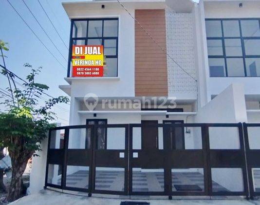 New Project Rumah Baru 2 Lantai Hook Minimalis Modern Darmo Indah 1