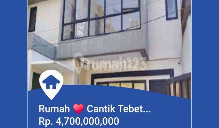 Rumah ♥️ Cantik Tebet 200 Meter Luas Bangunn ♥️ 2